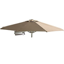 1 PCS 87/98inch Outdoor Patio Table Parasol Umbrella,Sun Shade for Outdoor,Round Hanging Umbrellas,with 8 Ribs,Sun Protection,Protection Windproof,for Pool,Garden Parasol Umbrella (Beige 250cm)