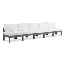 Meridian Furniture 376White-S150B Nizuc Collection Modern | Contemporary Outdoor Patio Modular Sofa