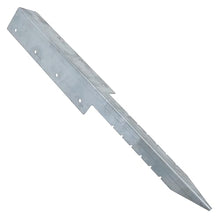 Garden Double Sleeper Corner Support Galvanised Stake Spike 670mm Long 10pc
