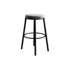 DINBOZ26X Counter Stools Grey Backless Bar Chair Minimalist Bar Restaurant High Legged Chair Wrought Iron Stool Legs Bar Stools(XXL)
