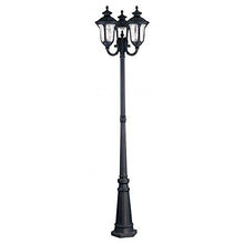 Livex Oxford 3 Light Outdoor Post Black
