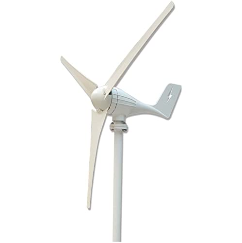 TQQEPOOL Wind Turbine Generator,12V Wind Turbine Kit,200W Wind Power Generator 3 Blades Auto Adjust Windward Direction(Not Included Mast)