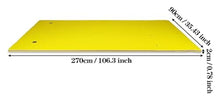 ZDJZMGZ Floating Mat, Foam Water Floating Pad, Foam Pad Floating Mat Water Floating Pad for Outdoor Water Activities, Extra Large Floating Mat(Blue,270 * 183cm)