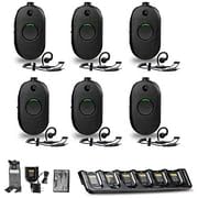 Motorola Solutions 6 x CLP1010e 1-Channel 2-Way UHF Business Radio with Multi-Unit Charger Black