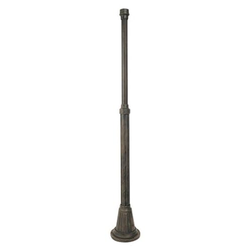 Maxim Lighting 1092BK/PHC11, 84" Anchor Pole with Photo Cell, Black