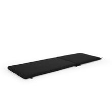 Hassyee Long Chaise Lounge Cushion with Secure Tie Straps for Patio Recliners, Soft Chair Pad with Removable Zipper Cover & Splash-Shedding Surface for Poolside Loungers (Dark Gray - 2PCS)
