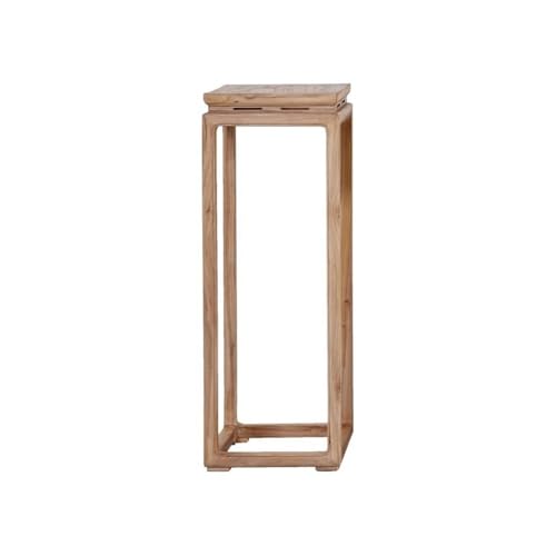 LUYOUBOZHU Vase Stand Simple Wood Bonsai Base, Chinese Plant Shelves High Leg for Living Room Balcony