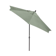 OROTLECT 9-Foot Bronze Aluminum Market Patio Umbrella With Crank Lift And Autotilt In
