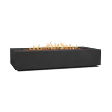 Lakeview Elysian 70-Inch Rectangle Propane Fire Table w/NG Conversion Kit - Black - SCC9814LPBLK