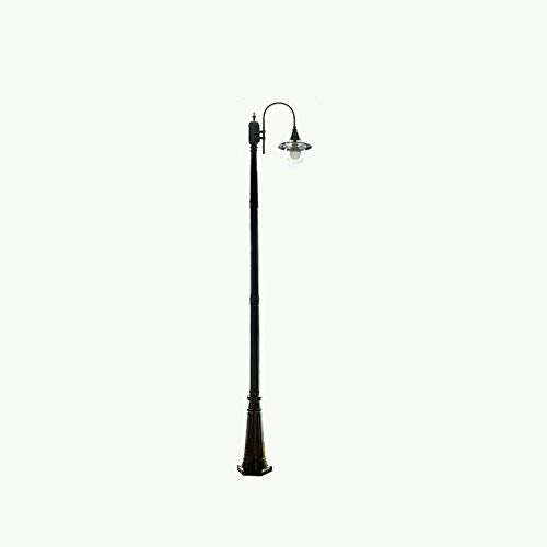 Lights Outdoor Black High Pole Street Light E27 Super Bright Outdoor Lighting Landscape Post Lamp Professional IP65 Waterproof Aluminum Alloy Street Lamp with Acrylic Lampshade Stadium (Color : 1-Ligh