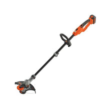 Black+Decker Cordless Grass Trimmer (Powercommand EasyFeed, 18 V 4.0 Ah, Battery and Charger Included, 30 cm Cutting Width, for Large Area) STC1840EPC
