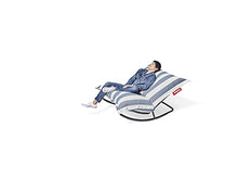 Fatboy Original Slim Outdoor Bean Bag Rocking Chair, Stripe Ocean Blue