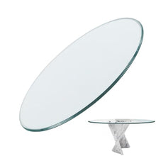 Tempered Glass Board, Transparent Flat Circular Sheet, Flat Tempered Glass Table Top, Long Lasting Clear Glass, Heat-Strengthened Glass, Transparent Round, for Use As A Tabletop, Baseboard ( Size : 90