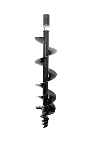 AGKNX ToolTuff Model 1000 Heavy Duty 3-Point Post Hole Digger with 9" and 12" HD Auger Yellow