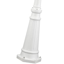 Livex Outdoor Post Light with Clear Beveled Glass Shades Black