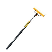 Portable Swimming Pool Cleaning Brush w/Adjustable Head, Extendable Window Cleaning Pole Brush for Wall, Tile, Floors, Steps, Photovoltaic and Solar Panels