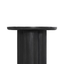 NPD Furniture Mayville Solid Mindi Wood Accent Table, Alto Black