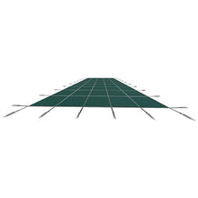 DOUKI Rectangular Inground Pool Safety Cover 20x42ft Triple Stitched Mesh PP Green