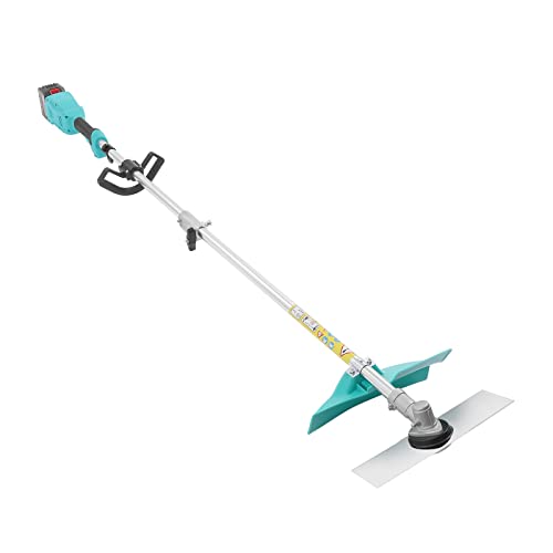 1300W Cordless String Trimmer & Edger - Electric Lawn Trimmer with 5.57ft Extended Pole - Weed Eater Battery Powered with Blade Edger Lawn Tool for Yard,Garden,Agriculture, Landscaping
