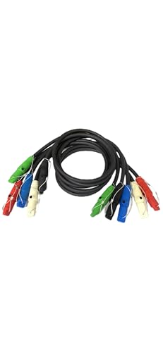 ACDC 4/0 Type SC Entertainment,Generator Power Cables 5 Cable Set,w CAPS, 405 A 12 FT EA