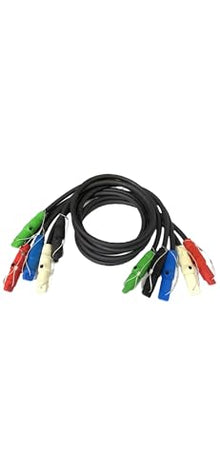ACDC 4/0 Type SC Entertainment,Generator Power Cables 5 Cable Set,w CAPS, 405 A 12 FT EA