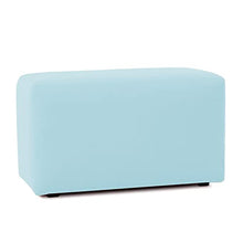 Howard Elliott Square Outdoor Patio Universal Bench Cover, Exclusively Made for Howard Elliott Rectangle Bench Furniture Replacement Cover, Premium 100% Sunbrella Acrylic, Seascape Breeze