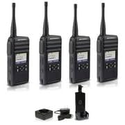 Motorola Solutions DTR700 Digital 2-Way Radio 50 Channels 4-Pack