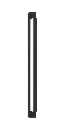 Eurofase Tribek LED Outdoor Wall Sconce – 32" Modern Black Exterior Wall Light for Porch & Patio, Wet-Rated, 216 Lumens, Dimmable