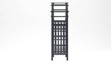 VITA Rosewood Cedar Garden Arbor, Charcoal Wooden Outdoor Garden Arch with Lattice Panels for Climbing Plants, Roses & Vines, FSC-Certified Cedar, Weather-Resistant Garden Entrance Trellis, VA68904
