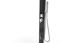 No Worries Products Stainless Steel Outdoor Shower Panel Black