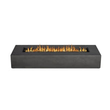 BBQGuys Signature La Valle 72-Inch Rectangle Propane Fire Table - Carbon - 1591LP-CBN