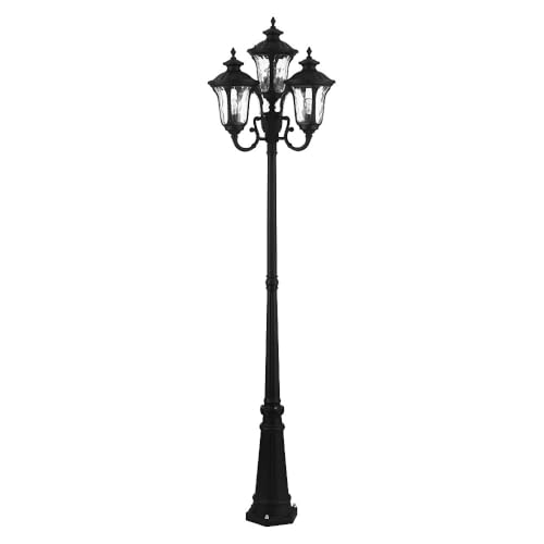 Livex 7869-14 Oxford 4 Light Outdoor Post Black