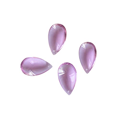 38mm/50mm Lilac Water Drop Prisms for Lighting Crystal Chandelier Suncatcher Ornament Lighting Lamp Hanging Decoration,50mm 100pcs