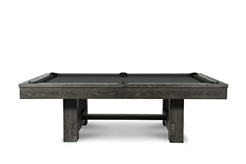 Empire USA Dakota Slate Pool Table with Premium Billiards Accessories Charcoal 7FT