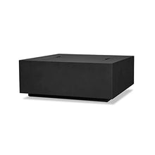 Lakeview Elysian 36-Inch Square Propane Fire Table w/NG Conversion Kit - Black - SCC9812LPBLK