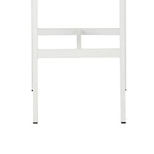 Benzara Kylo 18 Inch Set of 4 Bar Height Side Chairs White