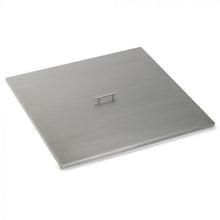 American Fire Products | Square Burner Pan Cover | Stainless Steel Lid for Outdoor Fire Pit or Table | for Natural Gas or Propane Fires | 39" x 39" x 1.5"