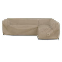 Patio Sectional Sofa Cover 12 Oz - 100% Waterproof & Weather Resistant PVC Coated 83" x 104" x 31" x 32" L Shape Sofa Cover for Indoor/Outdoor (Right Side Sofa, Beige)