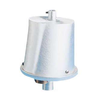 Eder Flag Flagpole Truck IHT-3 (1-1/4" Spindle) for 7-1/2" Top White Powder Coat