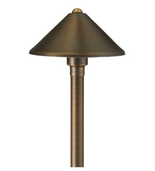 VOLT 15-Pack 12V Solid Brass Conehead Path Lights Bronze