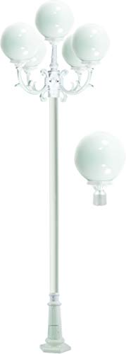 DABMAR LIGHTING GM2405-LED16-W Emily Post Light Fixture 5 X 16 Watt LED 85-265 Volts, White