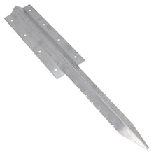 Garden Double Sleeper Straight Support Spike Stake Stainless Steel 670mm 10pc