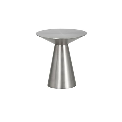 zhenghaoyu89 Sofa Side End Table Small Round Table, Simple Removable Side in Metal, Coffee By the Sofa Home