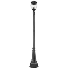 Z-Lite Davina 4 Light Post Light 108" Black