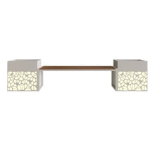 YUHUAWF Garden Bench Planter Box with Leisure Bench Seat Combined Planter Box with Bench