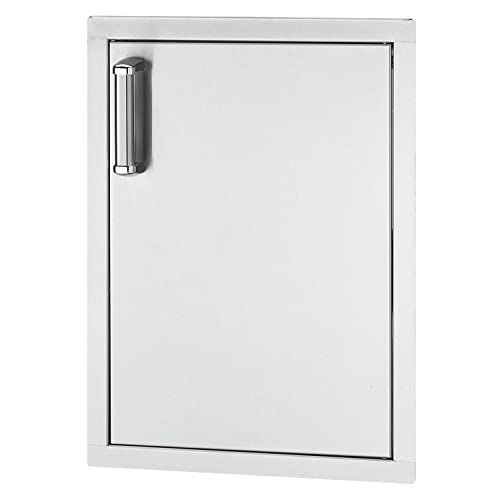 Fire Magic Premium Flush 17-inch Right-hinged Single Access Door - Vertical with Soft Close - 53924sc-r
