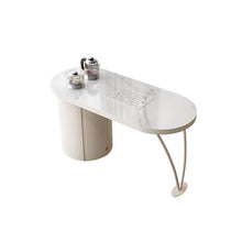 Slate Balcony Tea Table Small Cart Modern Simple Kung Fu Coffee for Living Room, Office Elegant