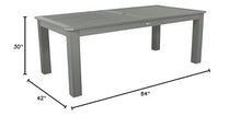 highwood Rectangular Dining Table, Height, Coastal Teak