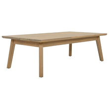 SAFAVIEH Outdoor - Theo Bench + Table Set - Oak Solid Wood & Ivory Cushion - Weather Resistant - Ideal for Patio, Deck, Backyard (PAT7088B)