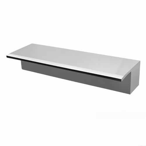 Aenmezen Stainless Steel Pond Waterfall Overflow, 120cm Pool Fountain Outlet